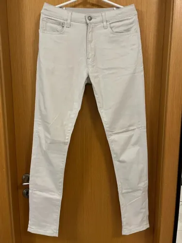 Calça Jeans Branca P - Masculina Uniqlo