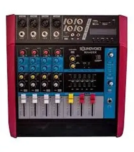 Mesa de Som Amplificada 500W Canais MA 420X - SOUNDVOICE