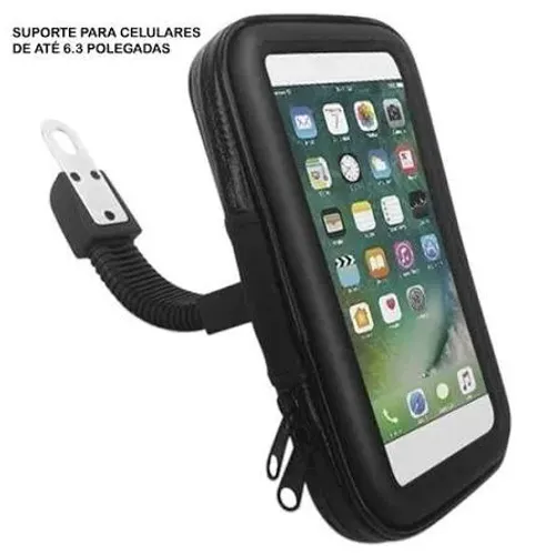 Suporte Case Guidão Celular Gps Com Capa Protetora Inova Resiste Água wpp:43. *