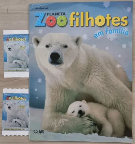 Álbum - Planeta Zoo Filhotes em Família - Ed.Orbis - 2010 - Completo<br><br>79$ (FRETE GRÁTIS)