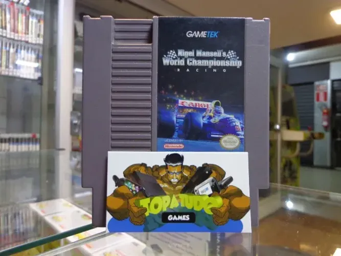 Jogo Nigel Mansells World Championship Nintendinho Conservado