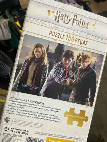 Quebra cabeça harry potter 150 peças