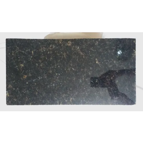 Tampo de granito preto para mesa pequena. 50 cm x 25 cm x 2 cm. SEM A BASE.