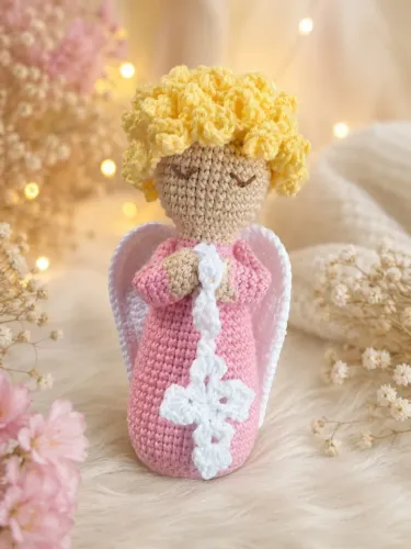 Amigurumi crochê anjo fofo