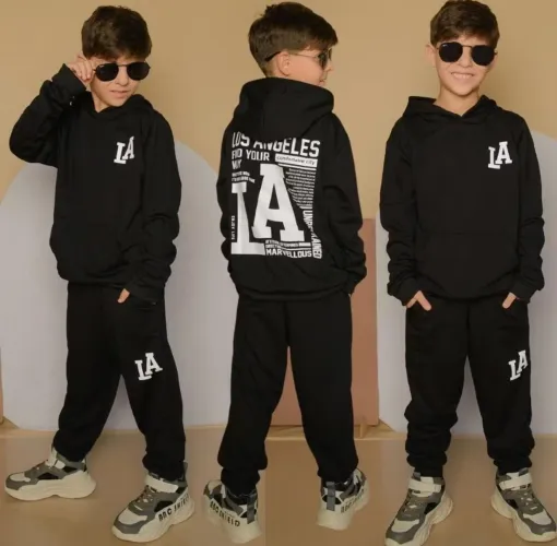 Conjunto Infantil Masculino Inverno Moletinho e Calça (Tamanho 6)