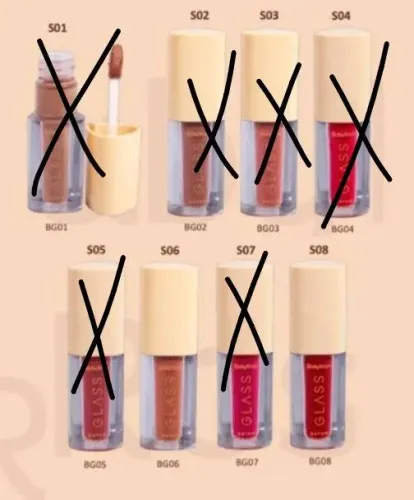 Batom Liquido Velvety Glass Ruby Rose