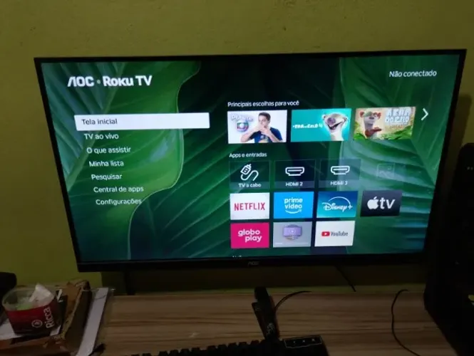VENDO ESSA TV 32 POLEGADAS ROKU SMART
