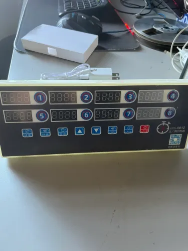 Timer Cronometro Digital Cozinha Comercial 8 Canais Fritadeira Lanchonete