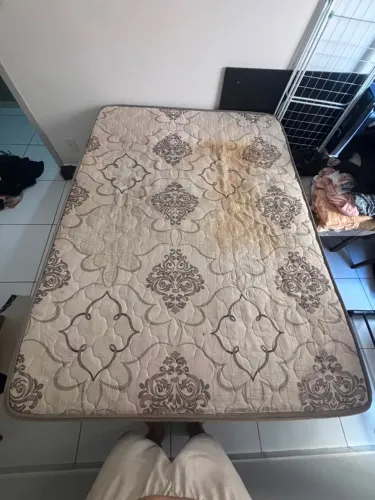 Cama casal com base Ortobom