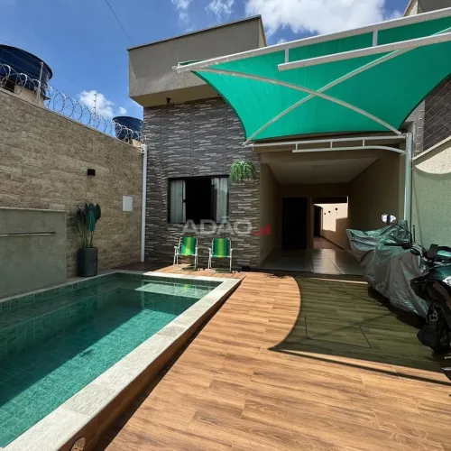 Casa Térrea 3 quartos 1 suítes gourmet piscina