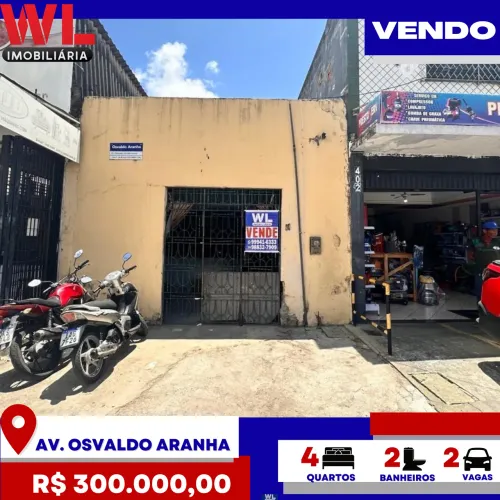 Vendo - Ponto Comercial /Terreno na Avenida Osvaldo Aranha 