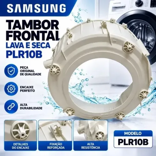 Tambor Frontal Lava e Seca PLR10B - Peça de Reposição Original