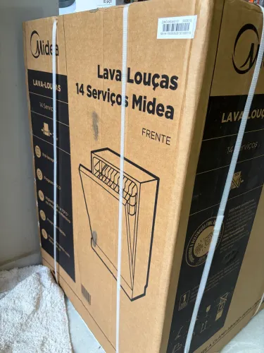 Lava louças 14 serviços Mideia - preta