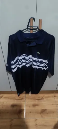Camisa polo sport dry fit Lacoste original tamanho 9 (g1)