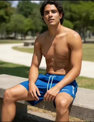 Bermuda nike tam m cor  azul