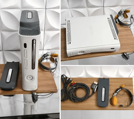 XBOX 360 BRANCO NA VERSÃO SLIM A VENDA
