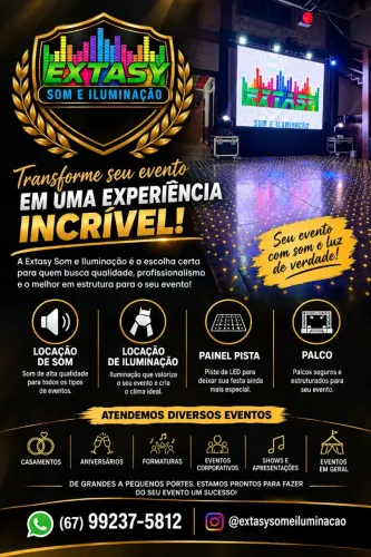 Festas, eventos, comemorações, Dj, locação de som e iluminação.