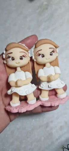 Apliques tema batizado menina