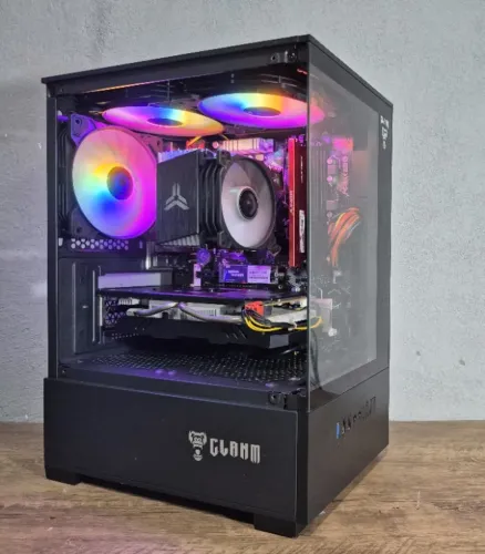 PC GAMER RYZEN 5/ RX 580 8GB/ 16GB DDR4/ SSD 256GB. 12X NO CARTAO E GARANTIA