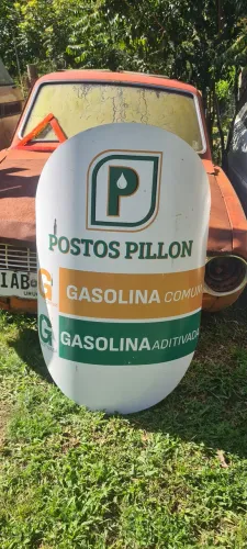Placa de identificação de bomba