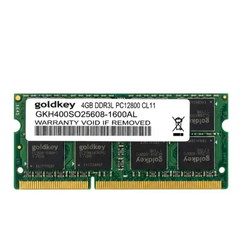 Memória RAM Notebook Goldkey 4GB DDR3L 1600MHz PC3L-12800 CL11 SODIMM 1.35V pode retirar n