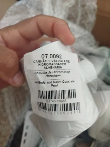 Hidromassagem - Retorno inox dr50-18 e canhão de espuma