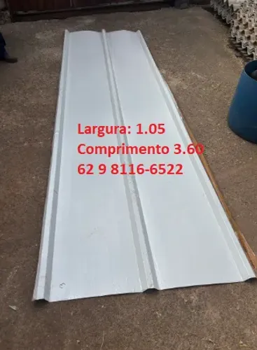Telhas de zinco novas