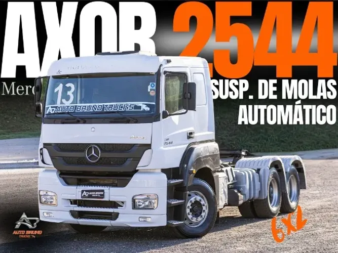 Mercedes-Benz Axor 2544 2013 6x2 Automatico Comando Hyva