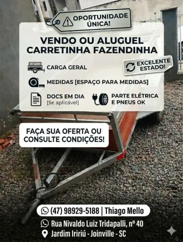 Carretinha fazendinha