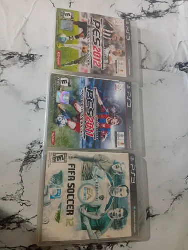 Três jogos futebol PS3 