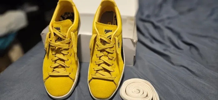 PUMA Suede Staple - Amarelo - Tamanho 41