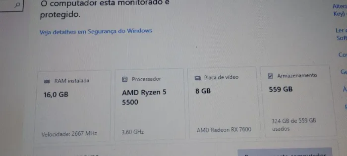 Computador gamer kit AMD