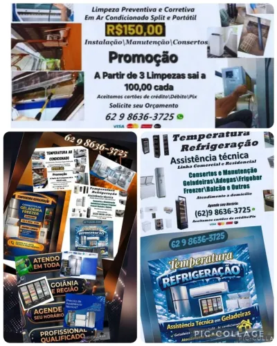 Suporte Técnico(Solicite seu Orçamento Consertos e Manutenção Geladeiras e outros
