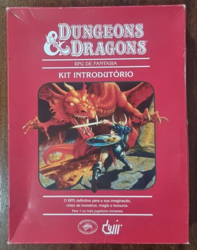 Dungeons & Dragons Red Box Devir (4ª Ed) - Cards + Mapas + Tokens