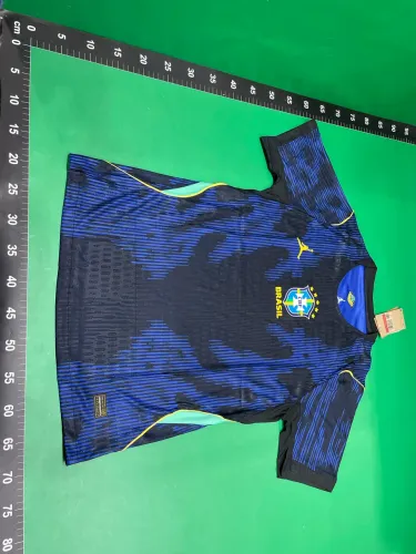 Camiseta do Brasil Azul 2026 - UNIFORME 2 (JOGADOR) Camisa Seleção brasileira Jordan