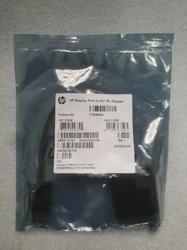 Vendo 17 UN de adaptador original HP DisplayPort para DVI SL (Single Link), modelo F7W96AA
