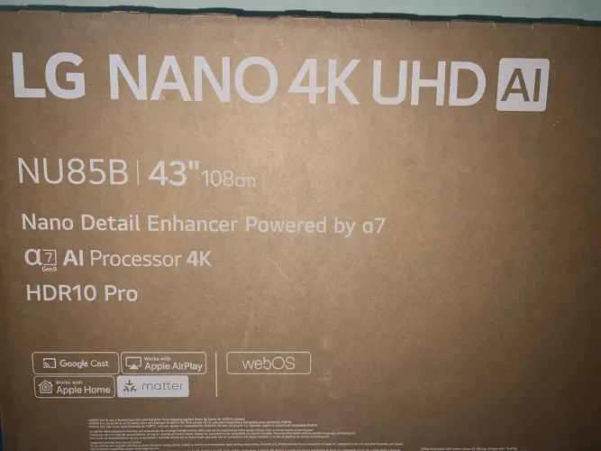Tv LG smart 4K  43 polegadas novo lacrado 