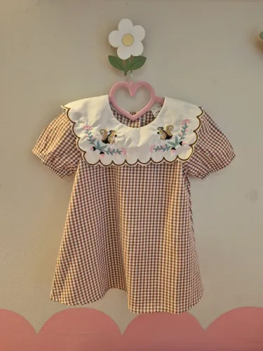 Vestidos 6 a 9 meses para bebê menina