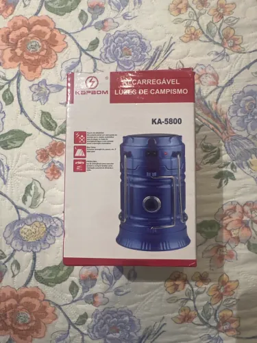 Lanterna Recarregável de Camping Kapbom KA-5800 - Nova na Caixa