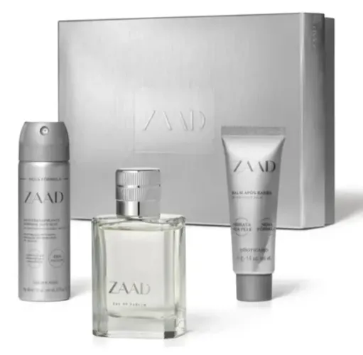Kit presente dia dos pais ! Zaad, perfume , desodorante e creme pós barba
