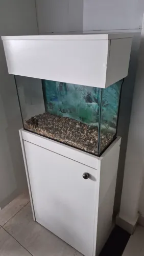 Aquário com móvel mdf 
