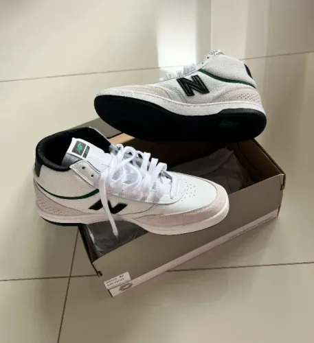 Tênis New Balance NB440 High White Green NM440HWC - Branco