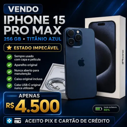 Vendo Iphone 15 Pro Max 256gb!