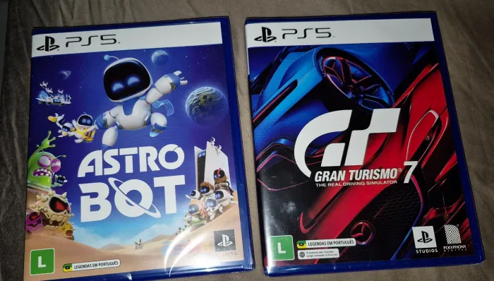 Astro Bot e Gran Turismo 7 - PS5 NOVOS E LACRADOS!
