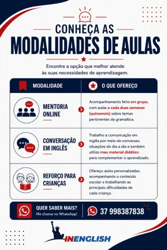 AULAS DE INGLÊS