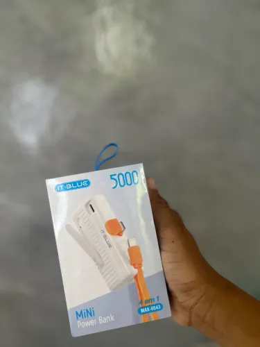 Carregador portátil 5 mil mAh - ENTREGA A DOMICÍLIO