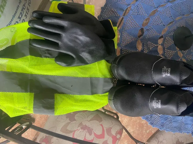 Kit EPI Entregador / Motoboy - Bota 37, Colete e Luvas