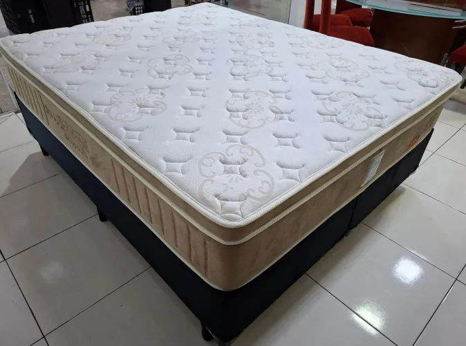 Cama Queen Size, Sleep Solutions, PREMIUM - ENTREGA GRÁTIS