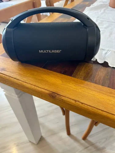 Caixa de Som Bluetooth Multilaser Boombox com Alça