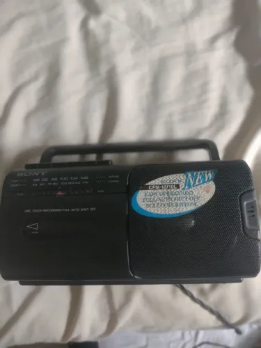 Rádio sony funcionando perfeitamente